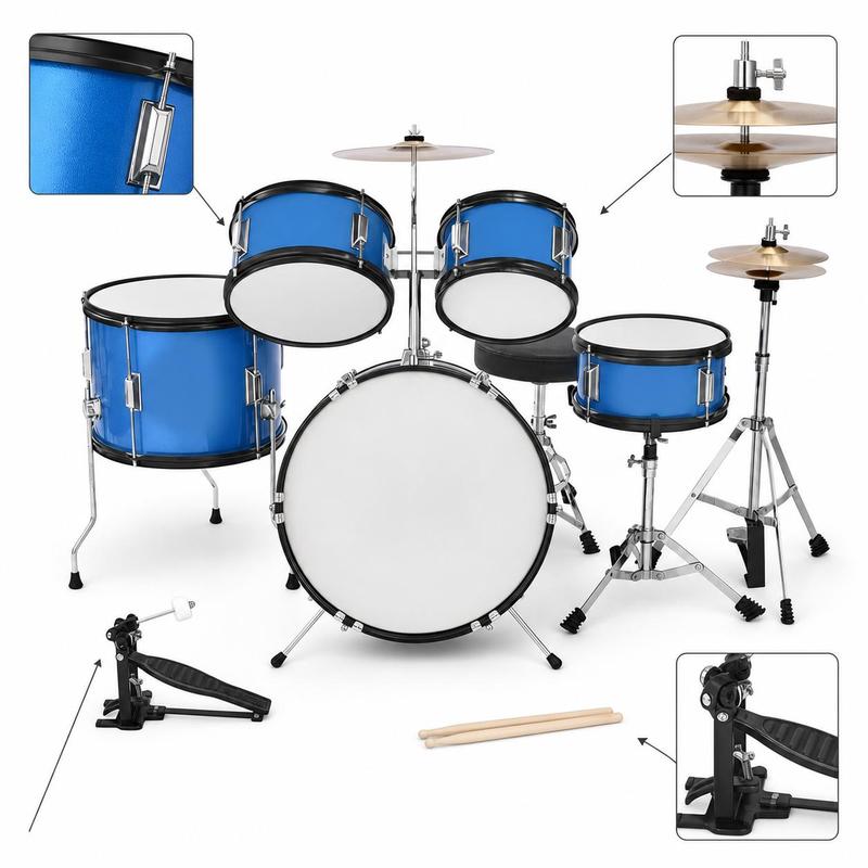 Musical Instrument Old - Junior Percussion Kit 16 inch For