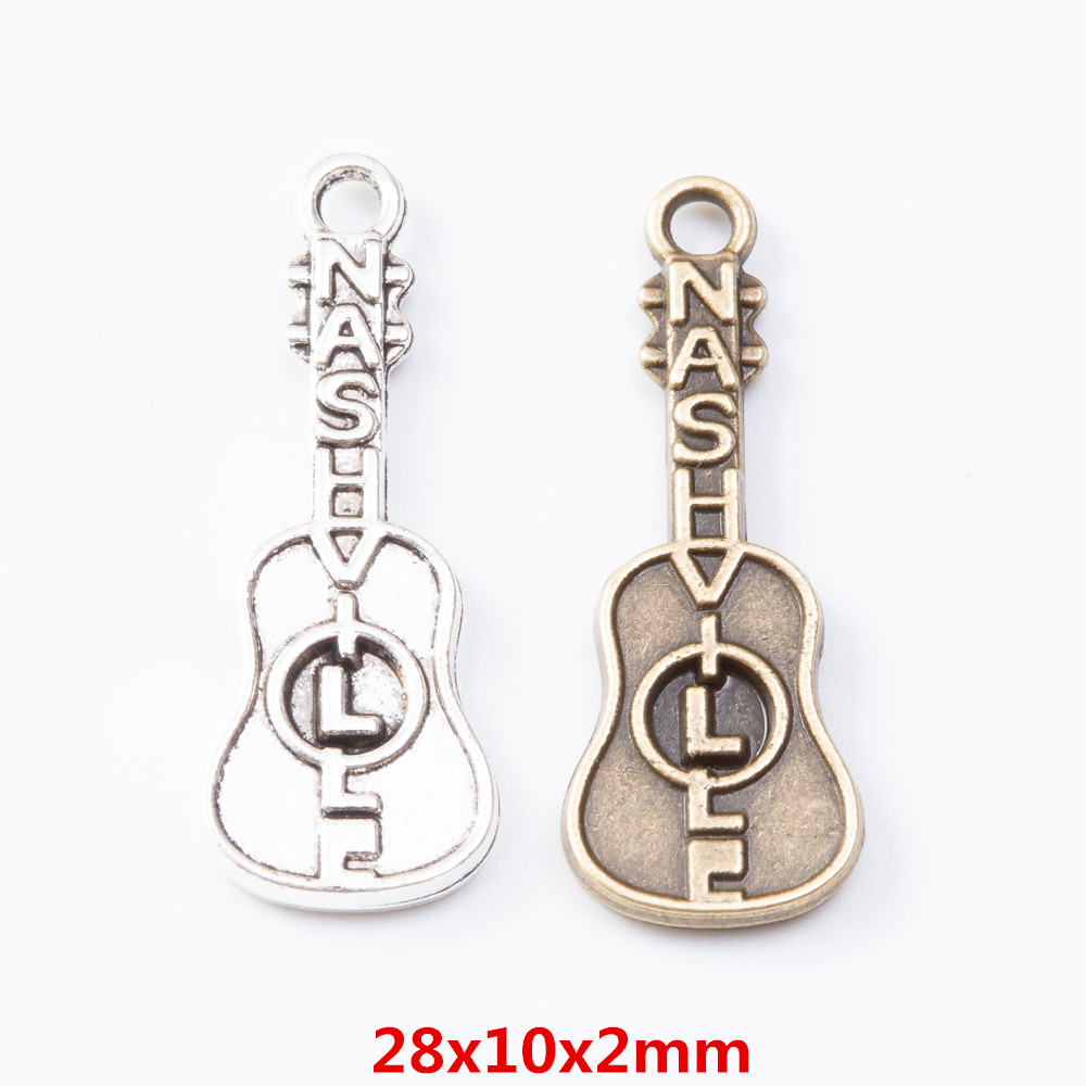 Musical Instrument Jewelry - 20pieces (Musical Instruments) vintage zinc alloy