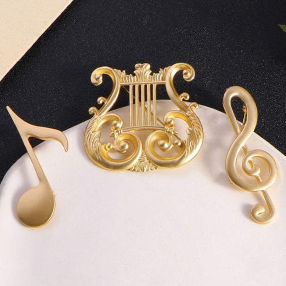 Musical Instrument Jewelry - Exquisite Music Instrument Eighth Note Pin