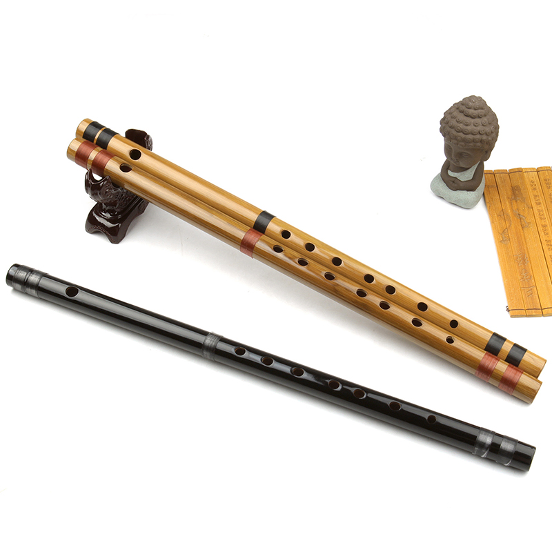 Musical Instrument Japanese - 7/8 Hon Japanese Bamboo Flute Two
