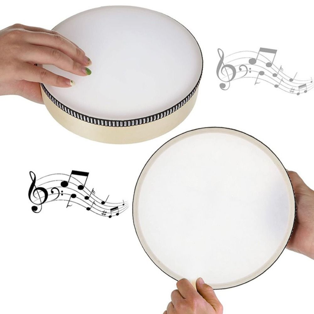 Musical Instrument Game - Gift 4/6/8/10 Inch Wooden Hand Drum