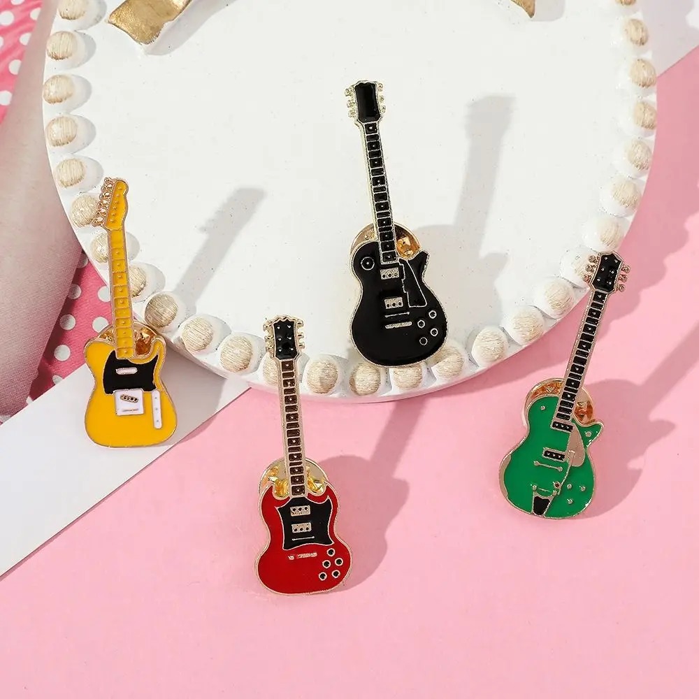 1/2/4PCS  Vintage Metal Enamel - Musical Instrument Jewelry ulasan dan harga