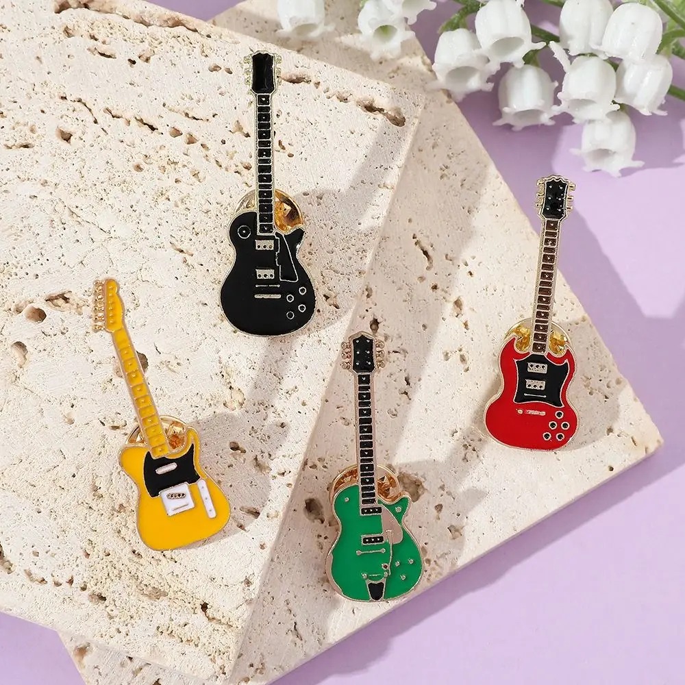 1/2/4PCS  Vintage Metal Enamel - Musical Instrument Jewelry ulasan dan harga