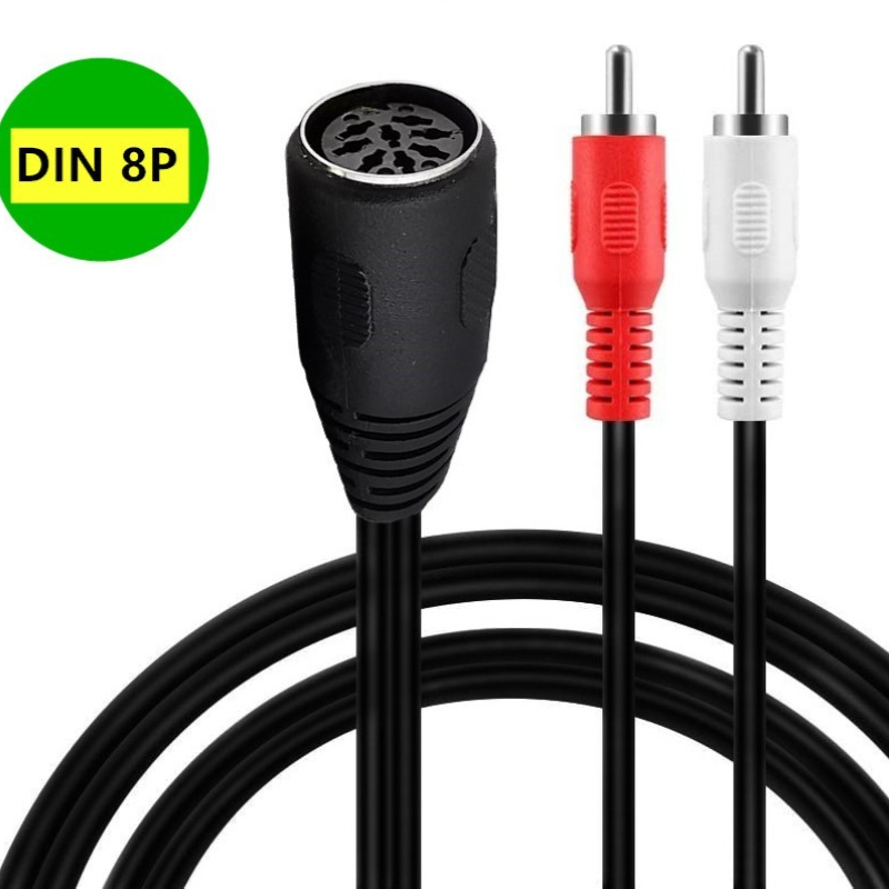 Large 8-core DIN 8PIN Female T - Musical Instrument Old ulasan dan harga