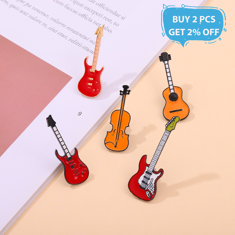Musical Instruments Enamel Pin - Musical Instrument Jewelry ulasan dan harga