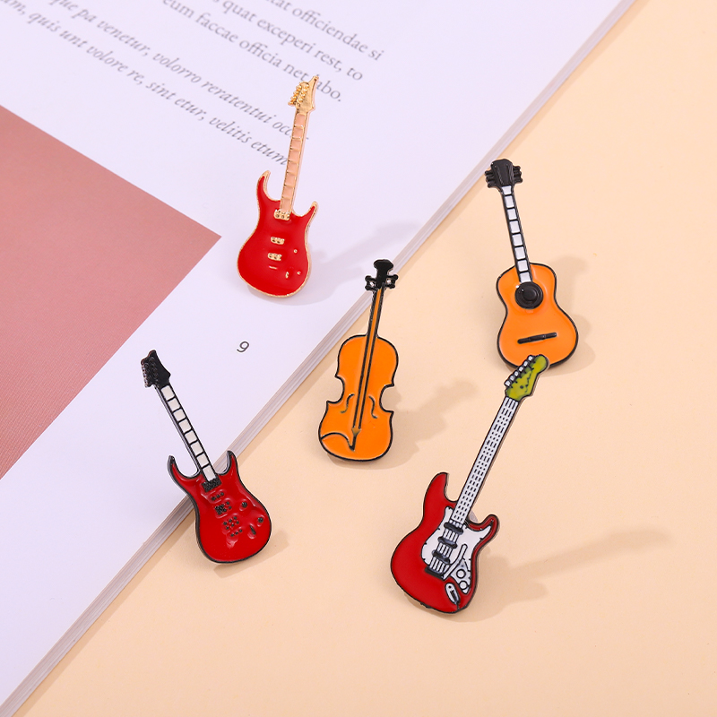 Musical Instruments Enamel Pin - Musical Instrument Jewelry ulasan dan harga