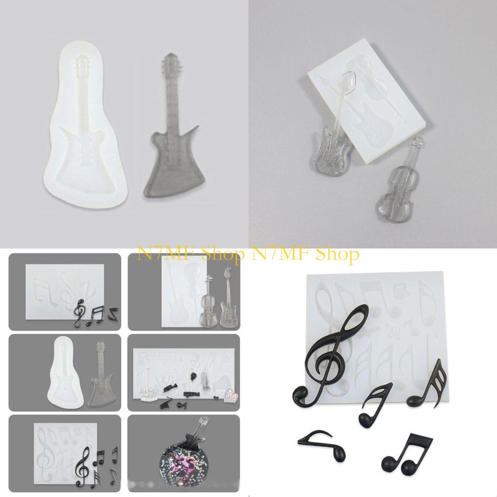 N7MF Musical Note Epoxy Resin  - Musical Instrument Jewelry ulasan dan harga