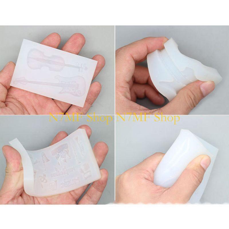 N7MF Musical Note Epoxy Resin  - Musical Instrument Jewelry ulasan dan harga