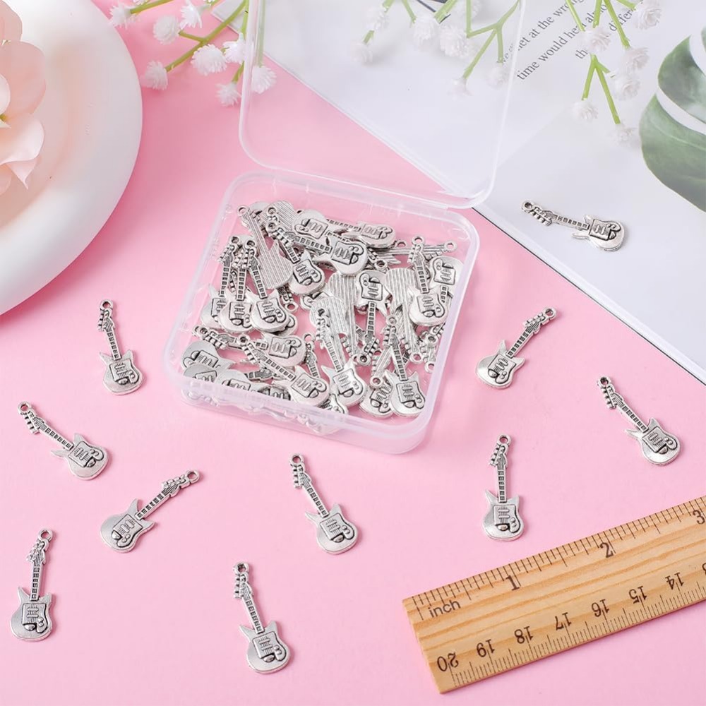1 Box 50Pcs Vintage Guitar Cha - Musical Instrument Guitar ulasan dan harga