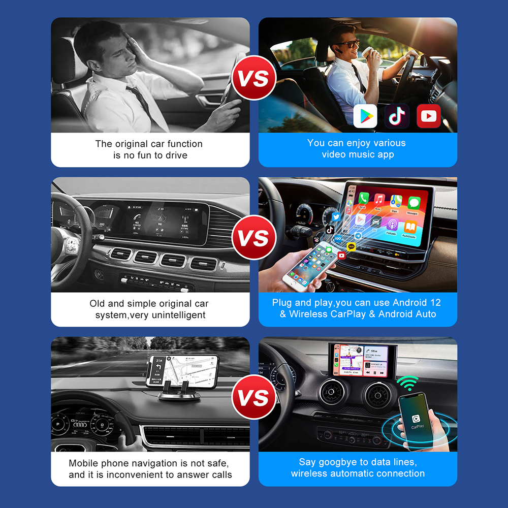New 3 in 1 Wireless Carplay&An - Musical Instrument Box ulasan dan harga