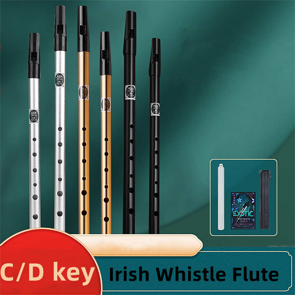 Irish Whistle Flute C/D Key Ir - Penny Whistle D ulasan dan harga