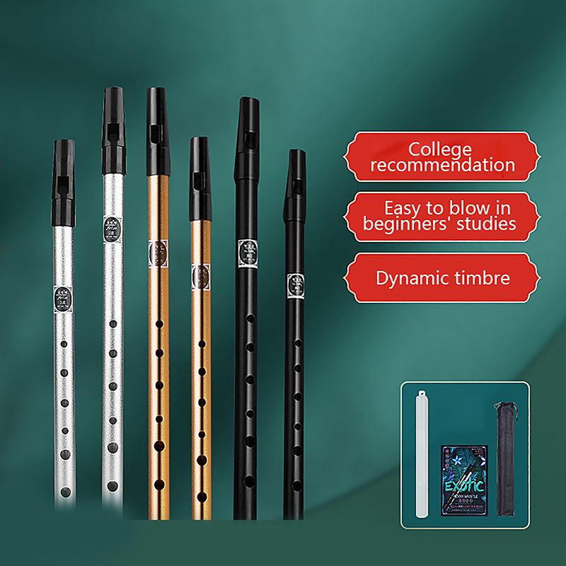 1Pc 6 Hole Flute C/D Key Irish - Penny Whistle D ulasan dan harga