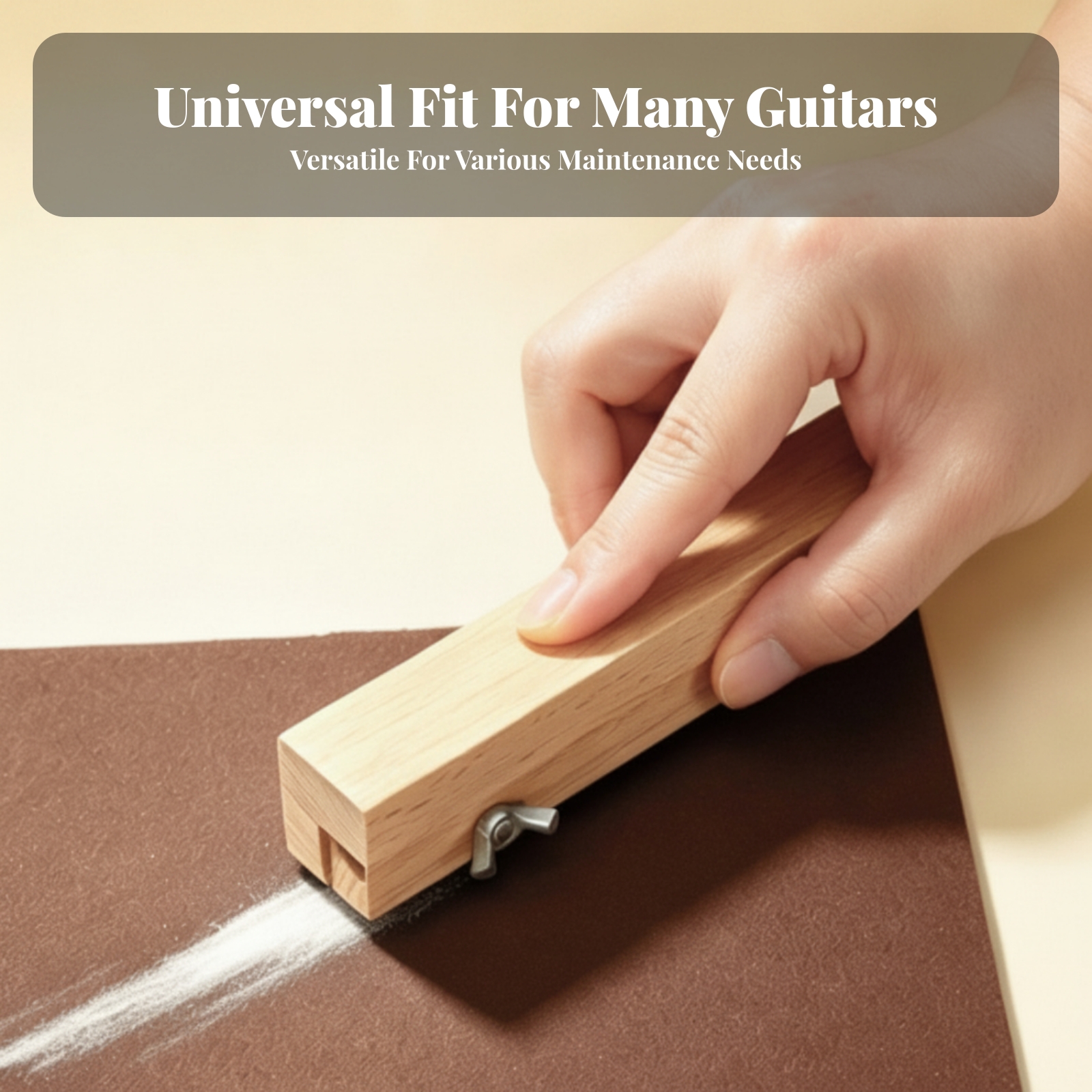 Guitar Nut Sanding Tool Wooden - Musical Instrument Guitar ulasan dan harga