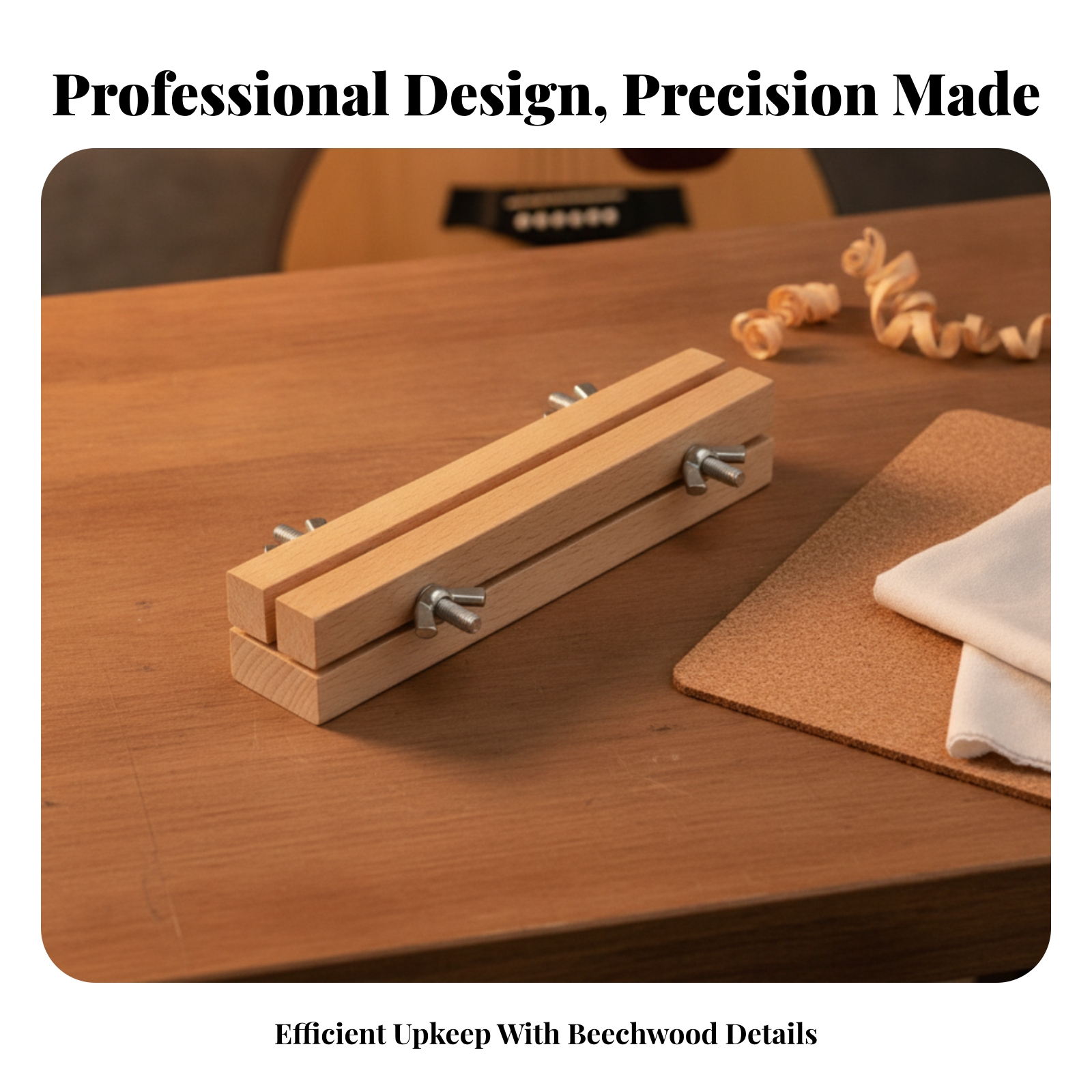 Guitar Nut Sanding Tool Wooden - Musical Instrument Guitar ulasan dan harga