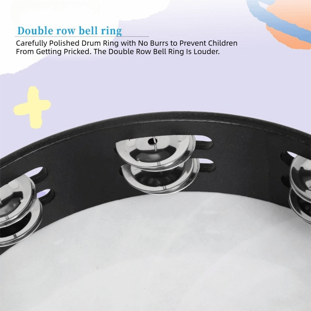Double Row Jingles Hand Drum D - Musical Instrument Game ulasan dan harga
