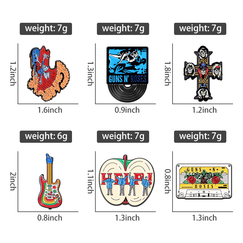 Personalization cartoon Musica - Musical Instrument Jewelry ulasan dan harga
