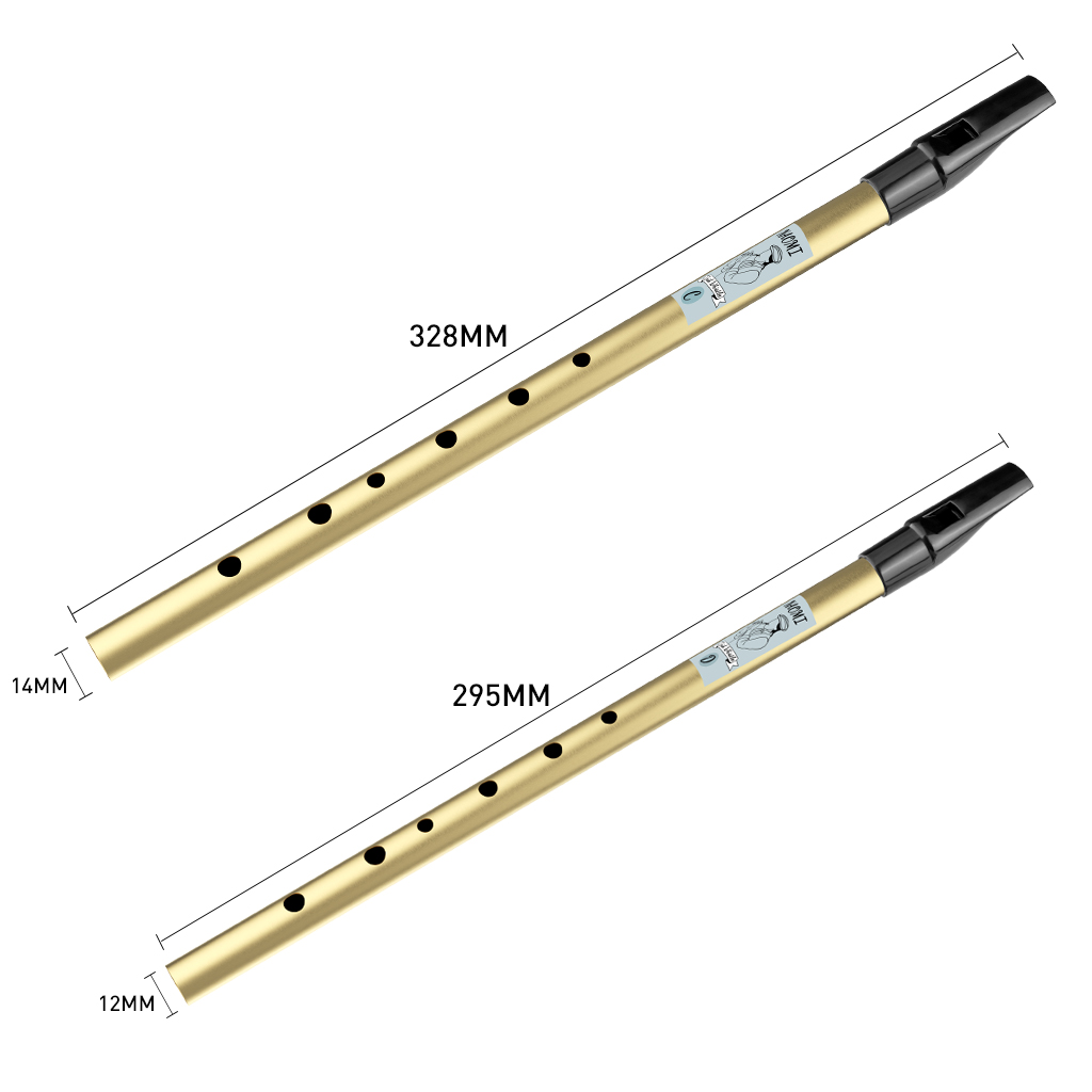 NAOMI Tin Whistle D Key Brass  - Penny Whistle D ulasan dan harga