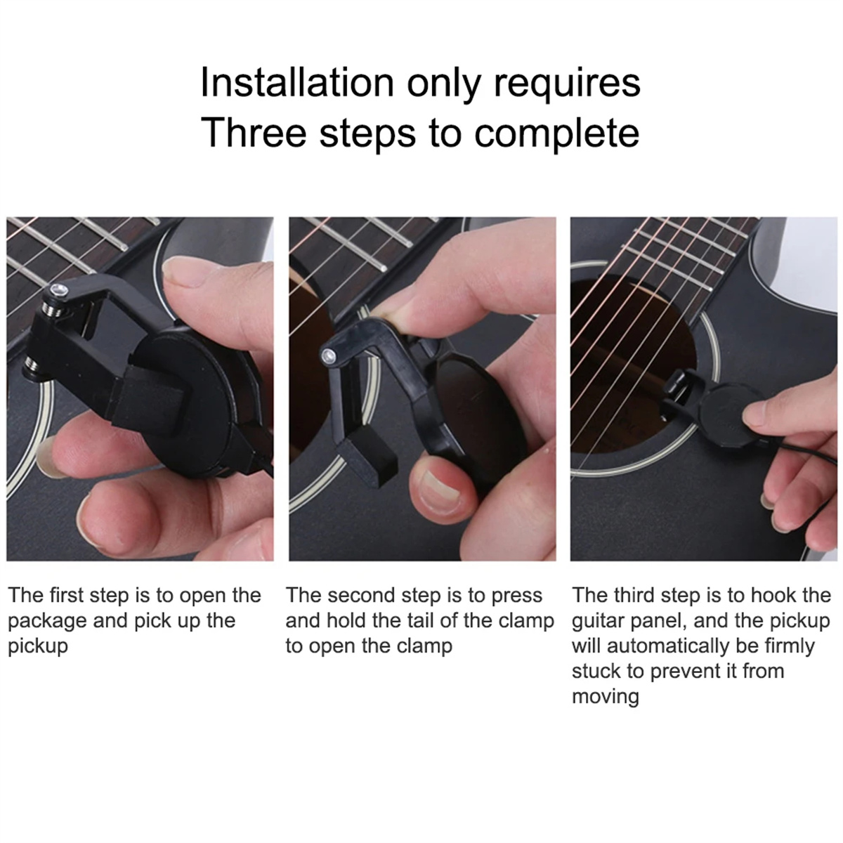 Audio Jack Clip On Pickup for  - Musical Instrument Guitar ulasan dan harga