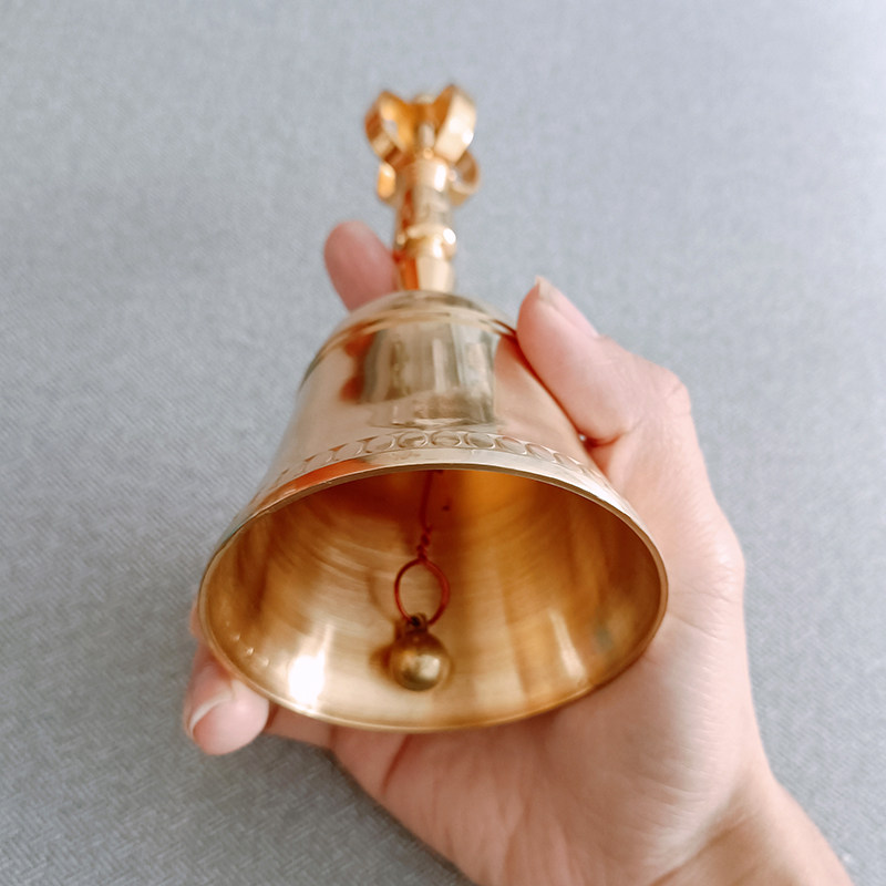 Copper Hand Bells Sound Healin - Musical Instrument Japanese ulasan dan harga