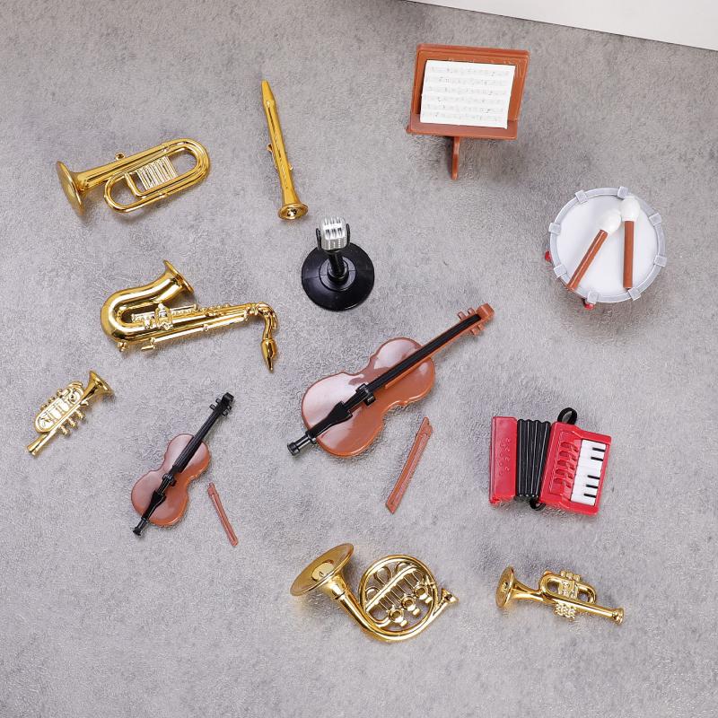 1 Set Home Decor Toy 1:12 Doll - Musical Instrument Game ulasan dan harga