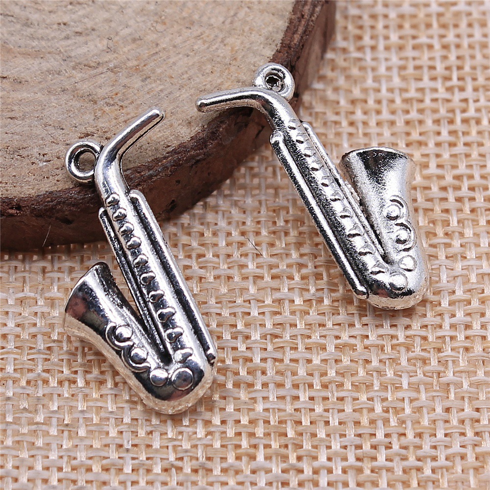 20pcs 26x21mm(1.02x0.83inch) A - Musical Instrument Jewelry ulasan dan harga