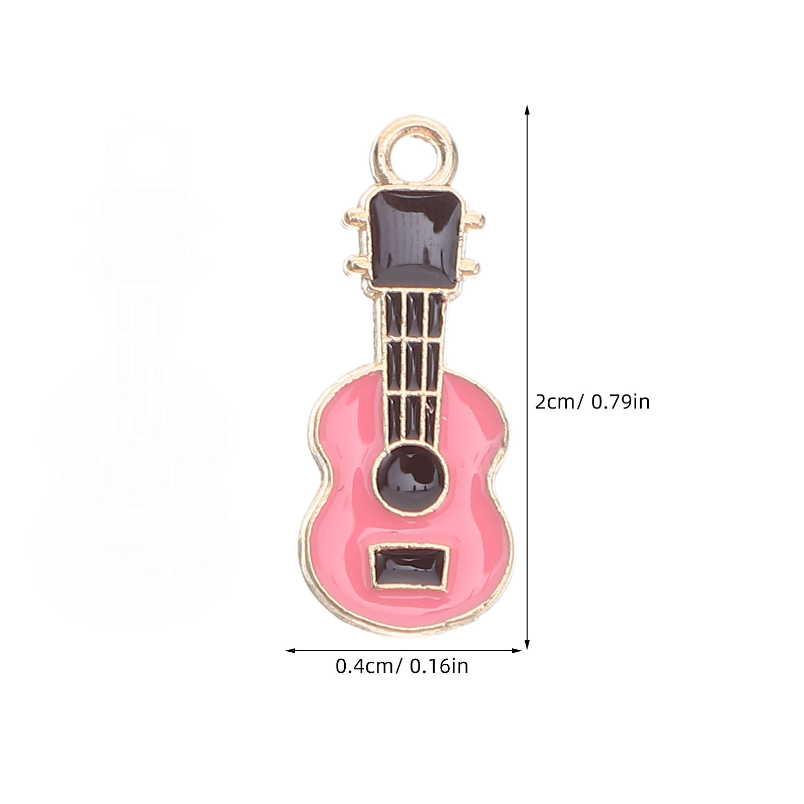 50Pcs Guitar Pendant Charm Han - Musical Instrument Guitar ulasan dan harga