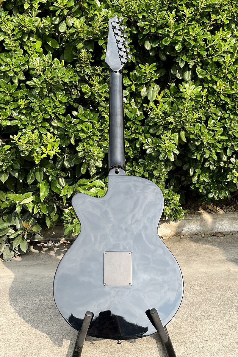 Acoustic Electric Guitar With  - Musical Instrument Logo ulasan dan harga