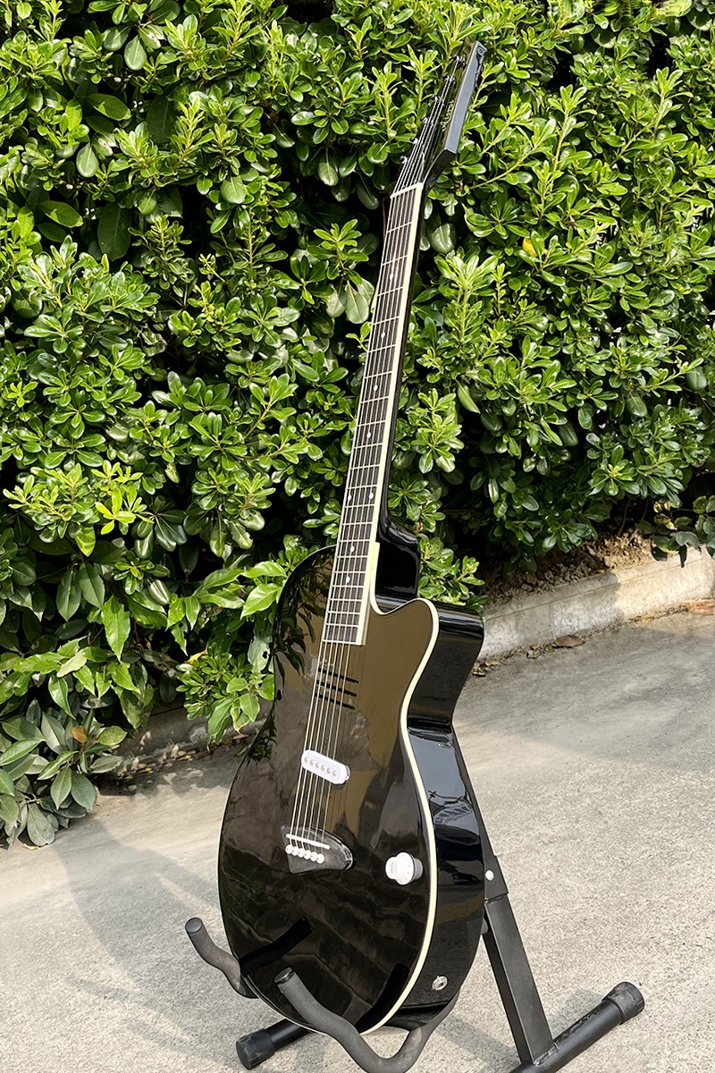 Acoustic Electric Guitar With  - Musical Instrument Logo ulasan dan harga