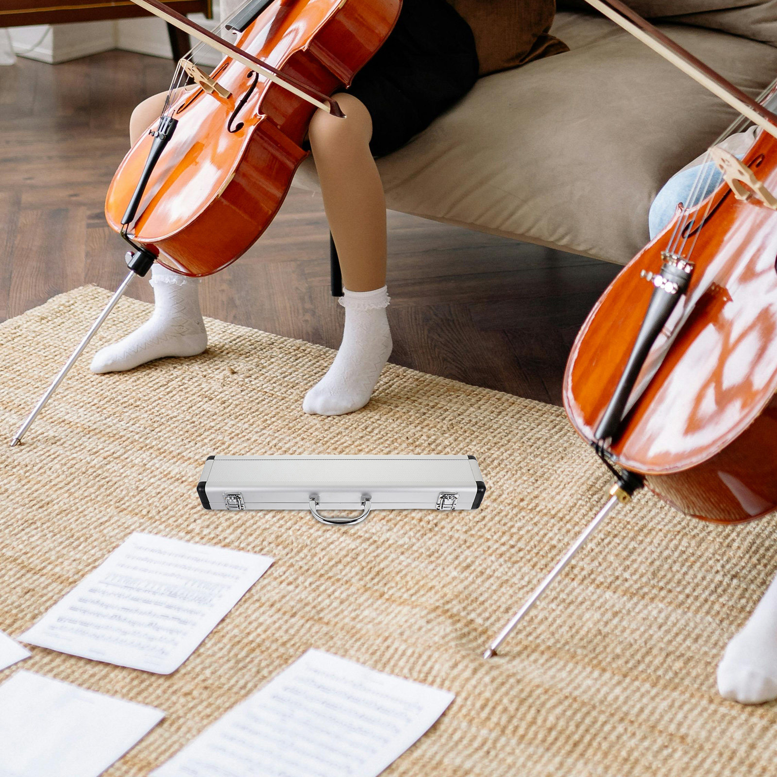 Flute Case Aluminum Alloy Port - Musical Instrument Box ulasan dan harga