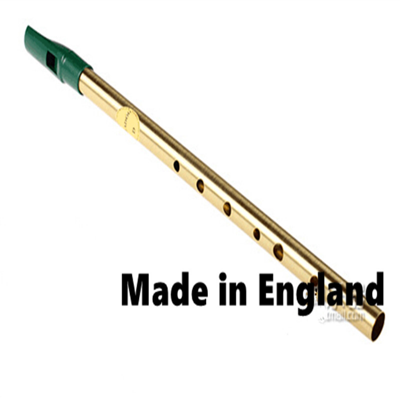Brass Irish Whistle Flute Fead - Penny Whistle D ulasan dan harga