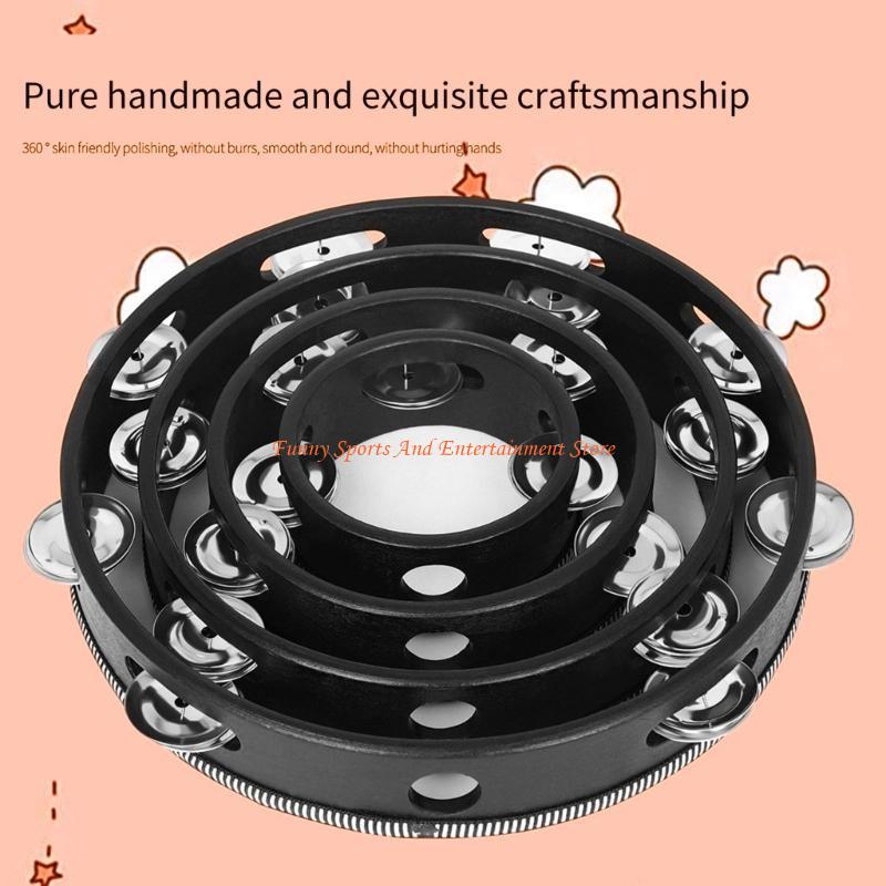C4DE 4pcs Double Row Bells Tam - Musical Instrument Game ulasan dan harga