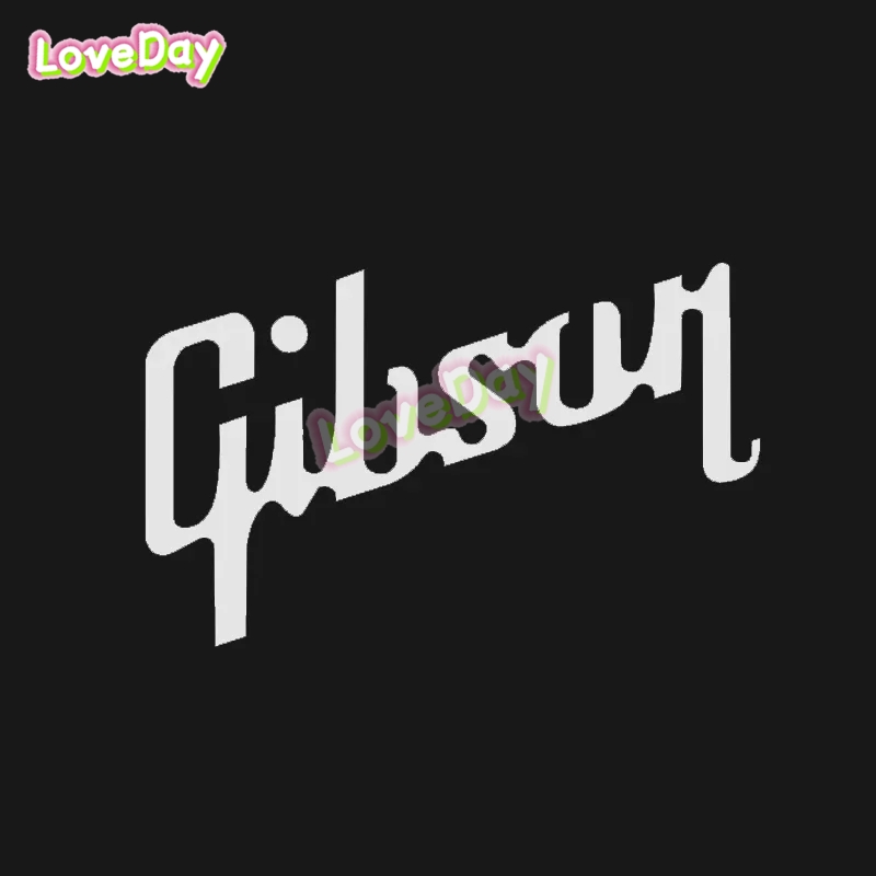Gibson Logo Sticker Decal Viny - Musical Instrument Logo ulasan dan harga