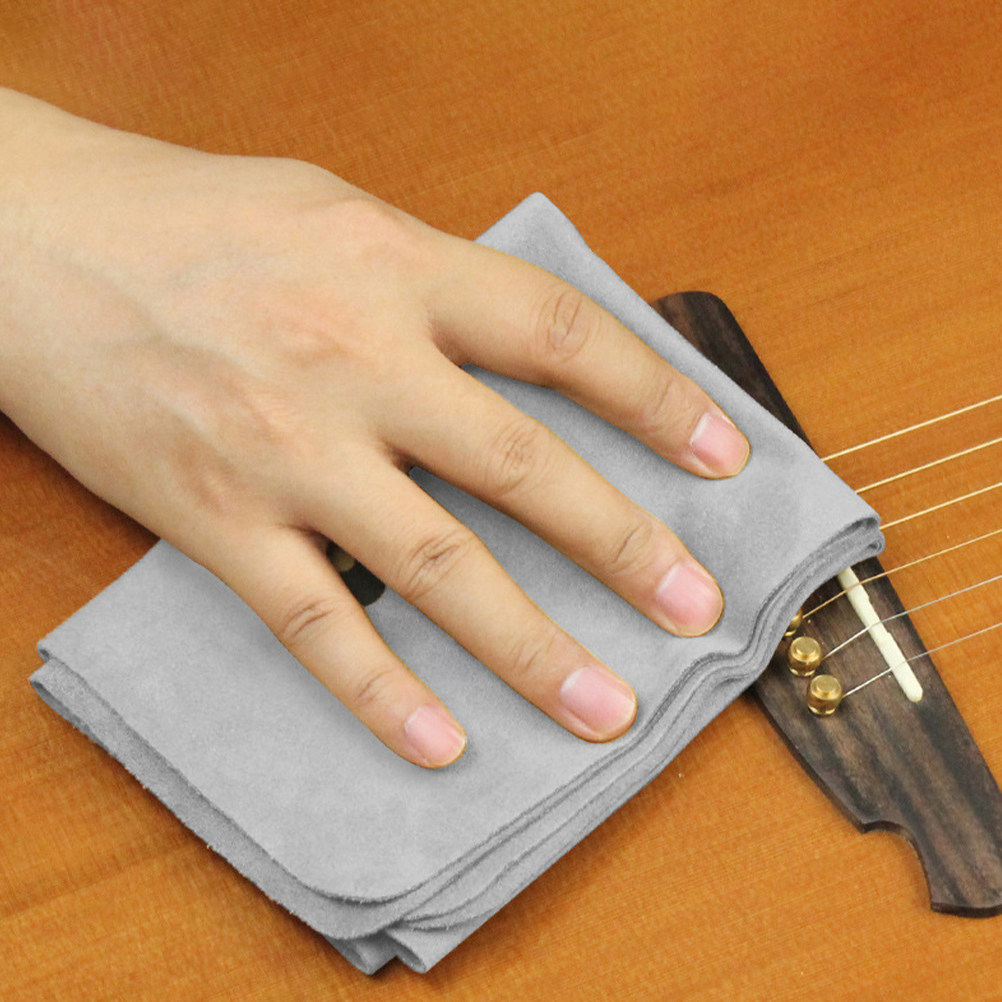 Large Faux Suede Cleaning Clot - Musical Instrument Guitar ulasan dan harga