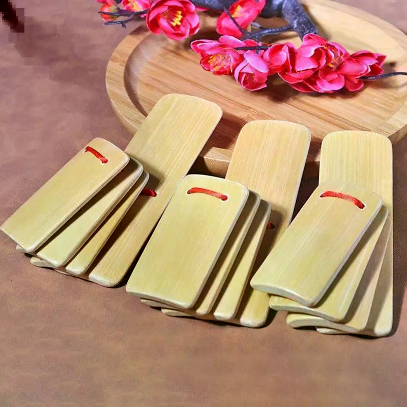Children Natural Bamboo Small  - Musical Instrument Clapper ulasan dan harga