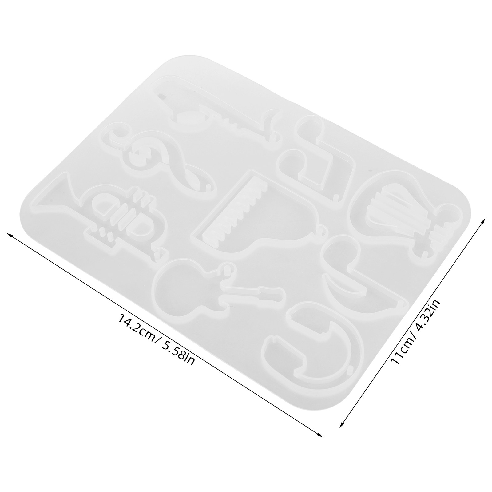 3Pcs Silicone Music Instrument - Musical Instrument Jewelry ulasan dan harga