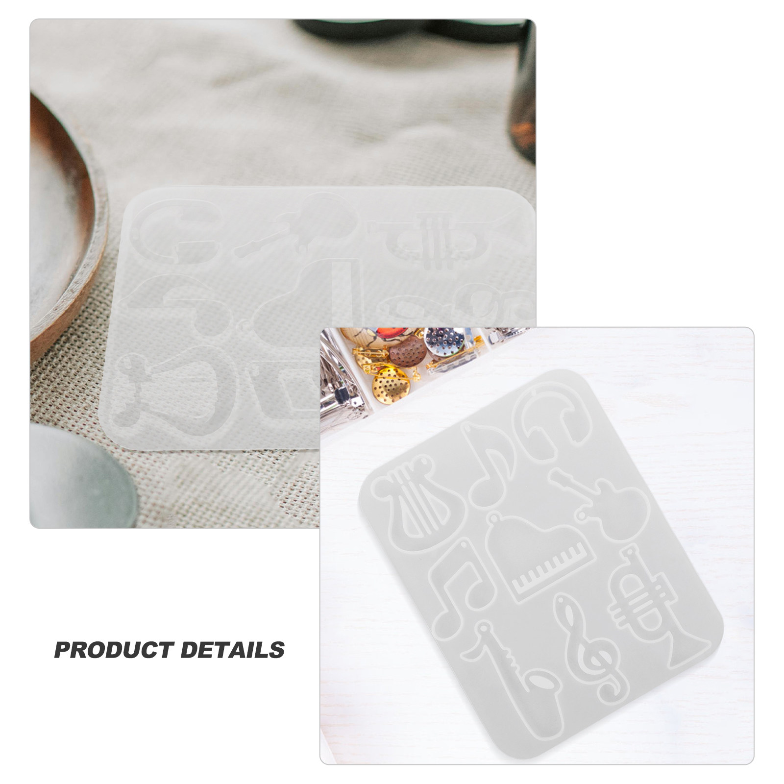 3Pcs Silicone Music Instrument - Musical Instrument Jewelry ulasan dan harga