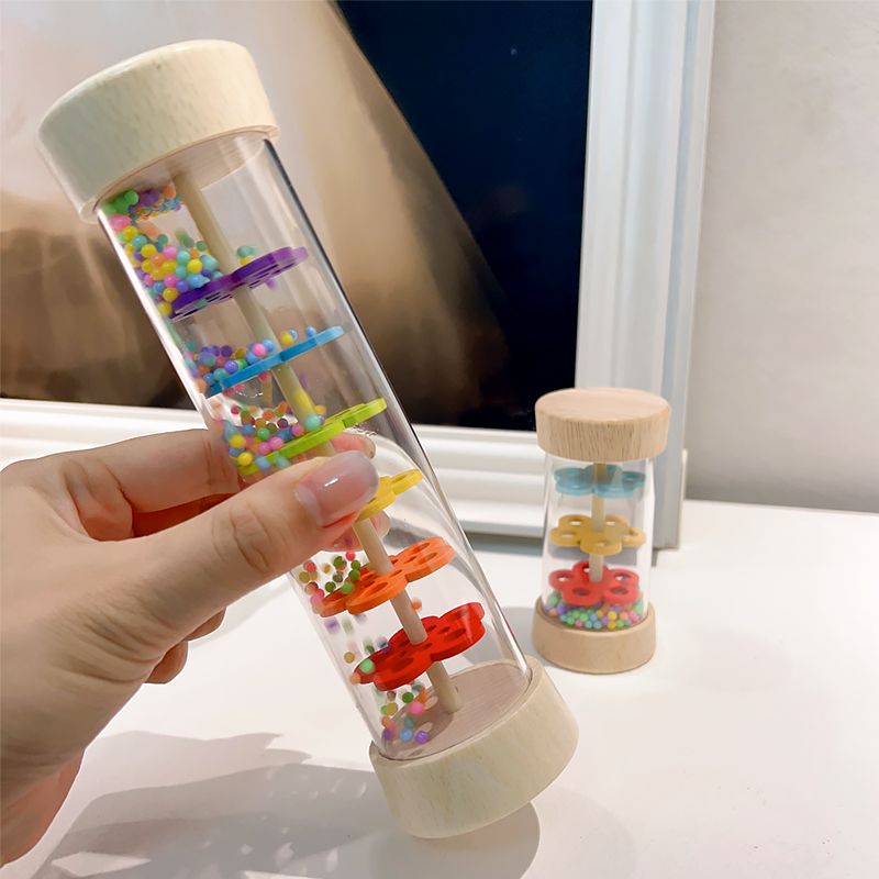 Wooden Rain Sound Tube Instrum - Musical Instrument Game ulasan dan harga