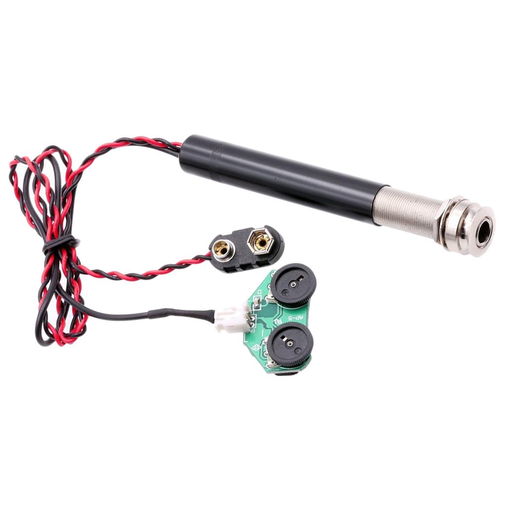Active Endpin Jack Preamp Piez - Musical Instrument Guitar ulasan dan harga
