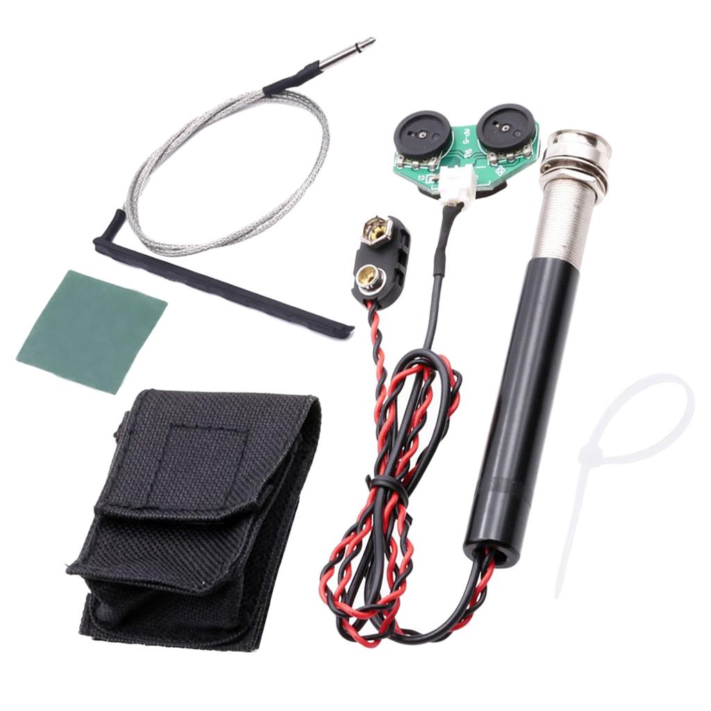 Active Endpin Jack Preamp Piez - Musical Instrument Guitar ulasan dan harga