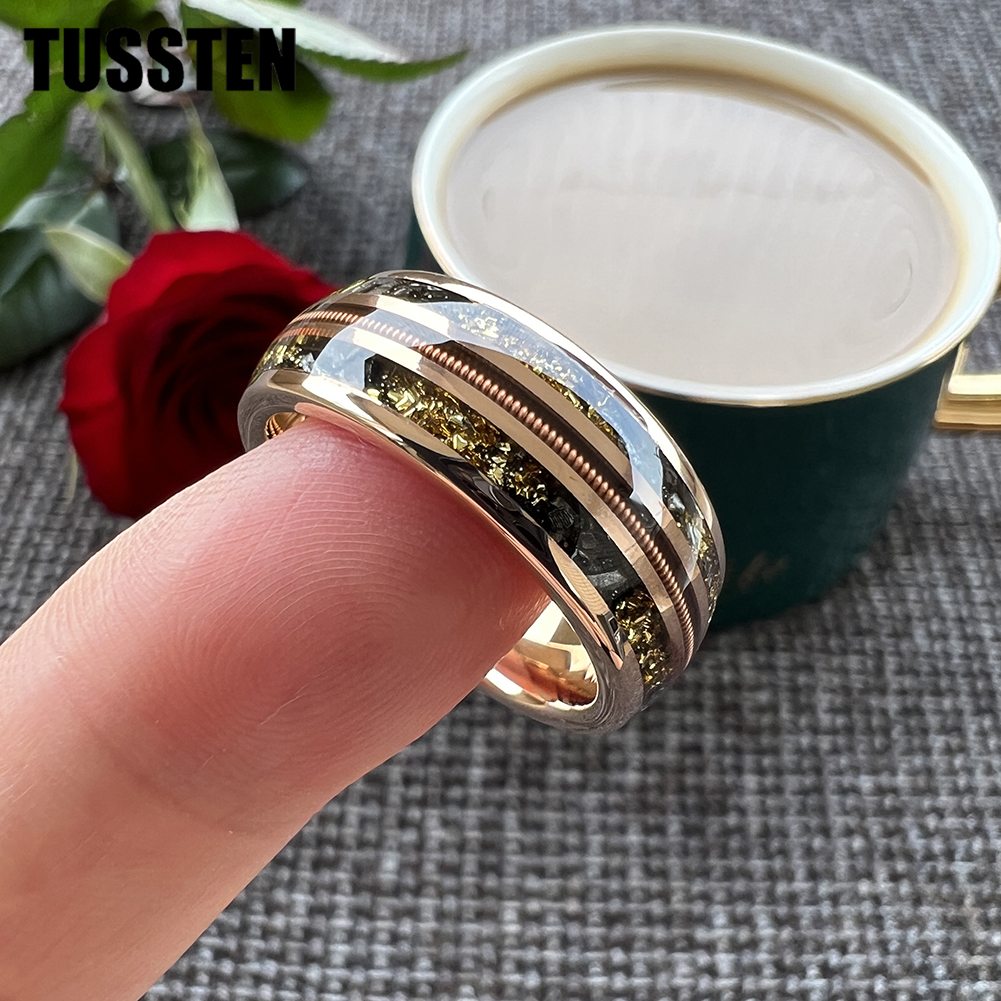 TUSSTEN 2024 New 8MM Rose Gold - Musical Instrument Logo ulasan dan harga