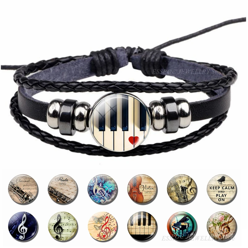 Music Notes Bracelet Vintage V - Musical Instrument Jewelry ulasan dan harga
