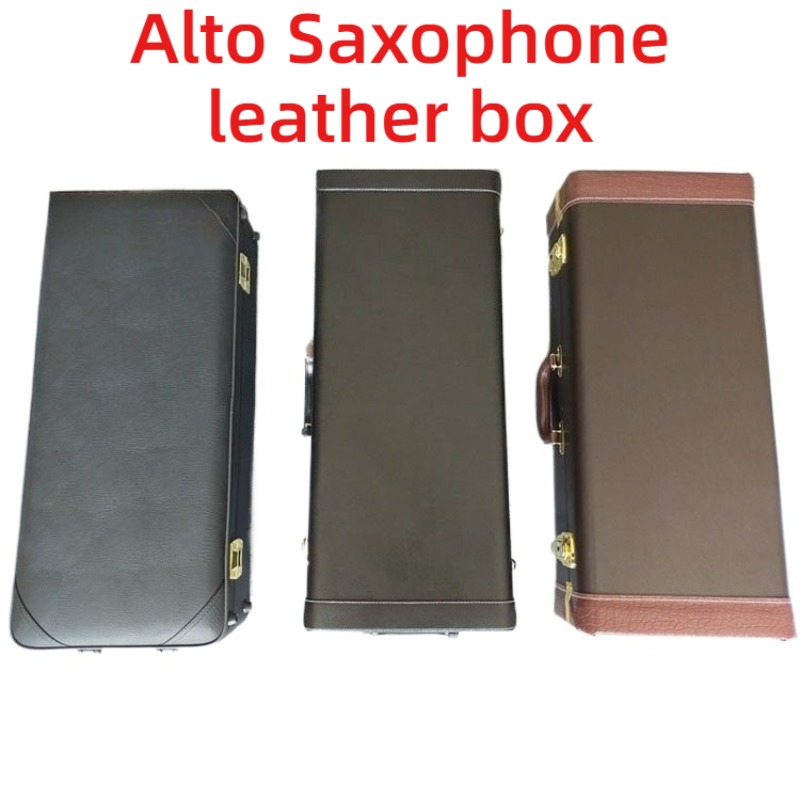 Leather Alto Saxophone Case Dr - Musical Instrument Box ulasan dan harga