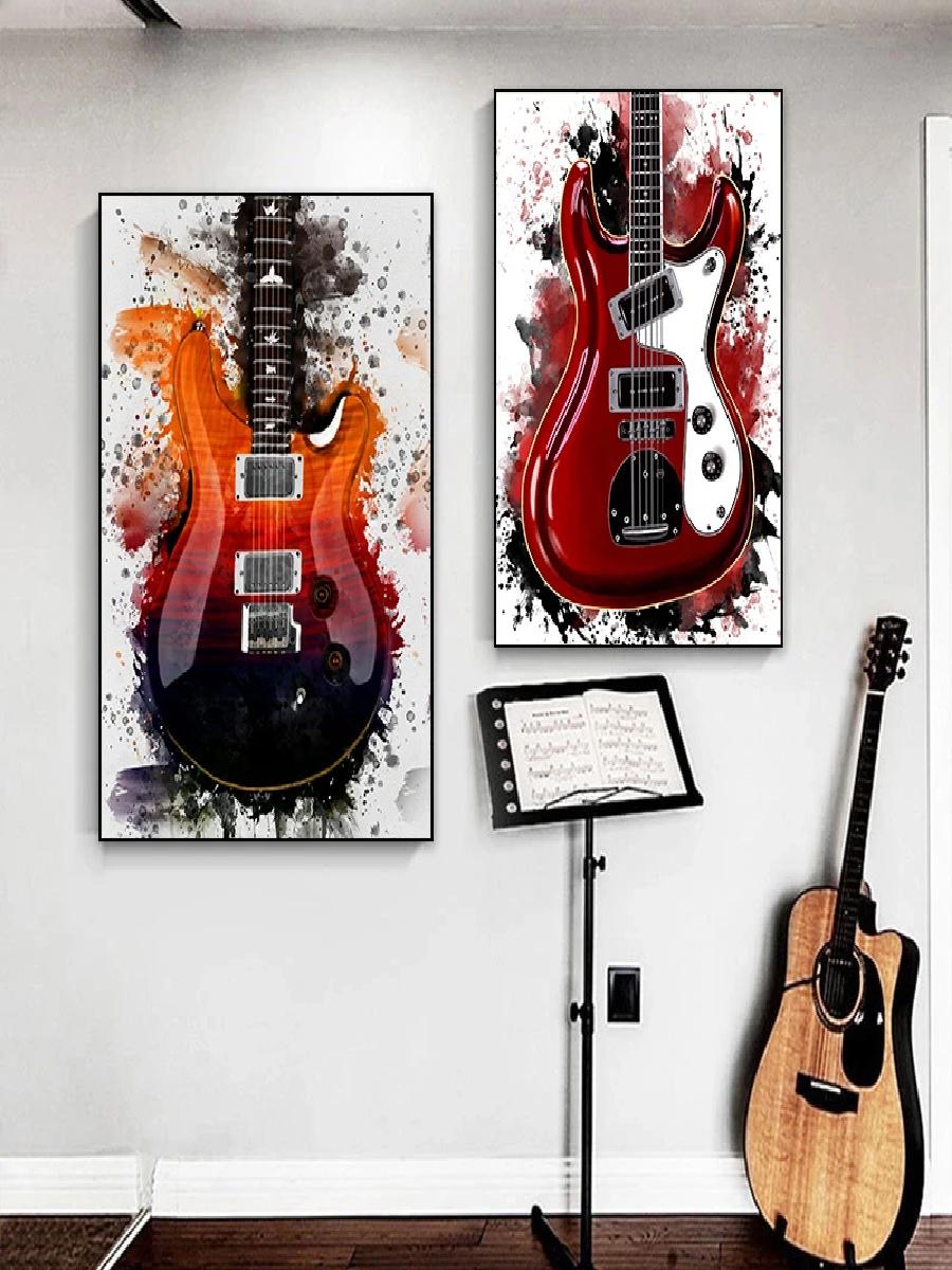 Abstract Graffiti Electric Gui - Musical Instrument Guitar ulasan dan harga