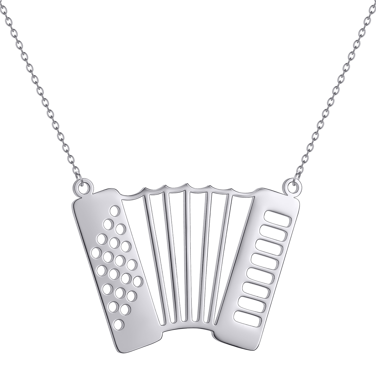 Kinitial Stainless Steel Accor - Musical Instrument Jewelry ulasan dan harga
