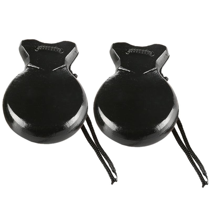 2Pcs Traditional Castanet Wood - Musical Instrument Clapper ulasan dan harga