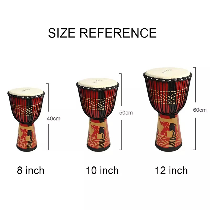 Adult Size12 Inch African Djem - Musical Instrument Logo ulasan dan harga