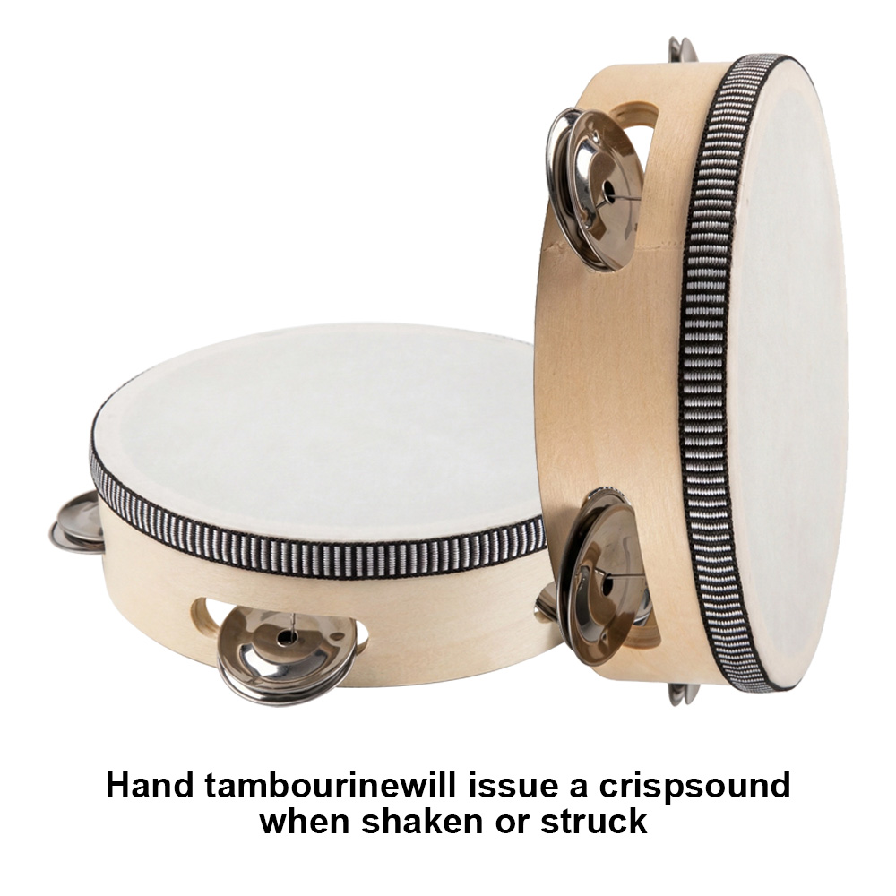 6inch Hand Held Drum Tambourin - Musical Instrument Game ulasan dan harga