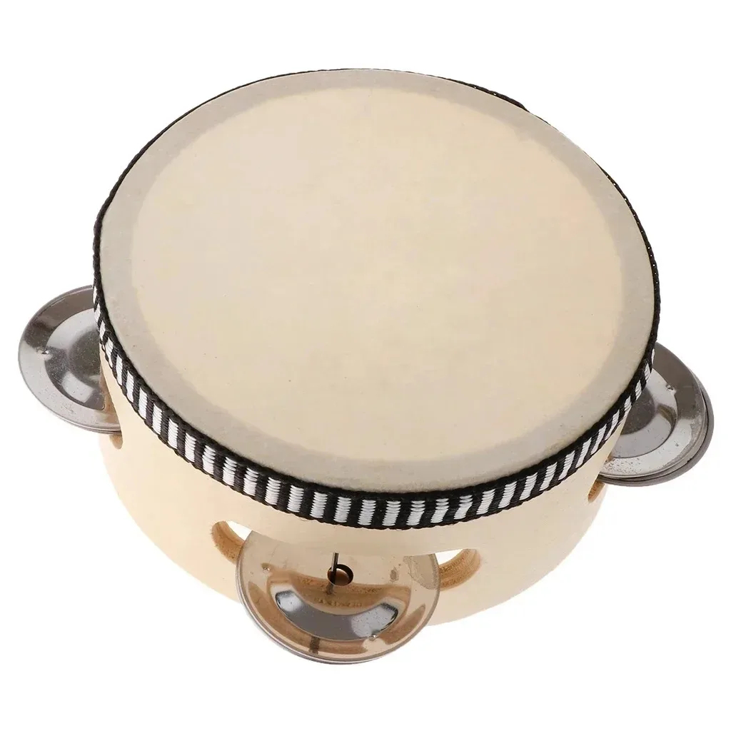 6inch Hand Held Drum Tambourin - Musical Instrument Game ulasan dan harga