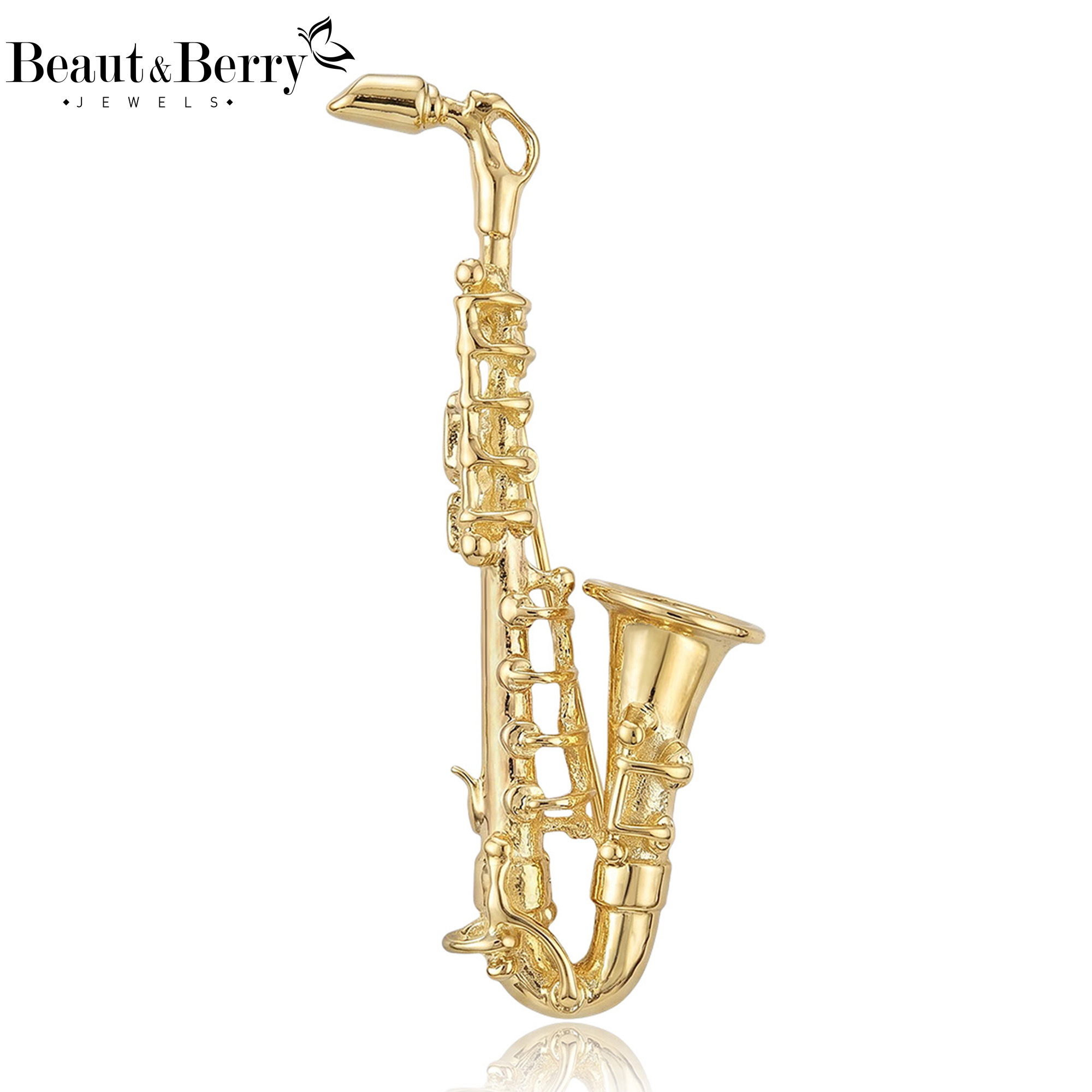Beaut&Berry Luxury Glossy Saxo - Musical Instrument Jewelry ulasan dan harga