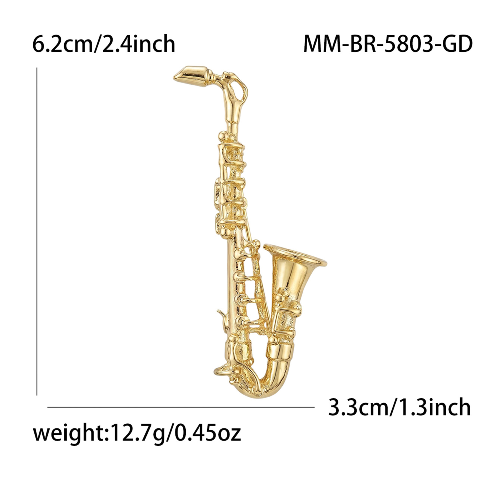 Beaut&Berry Luxury Glossy Saxo - Musical Instrument Jewelry ulasan dan harga